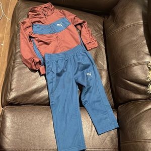 Baby boy size 24 months Puma jogger 2 piece suit